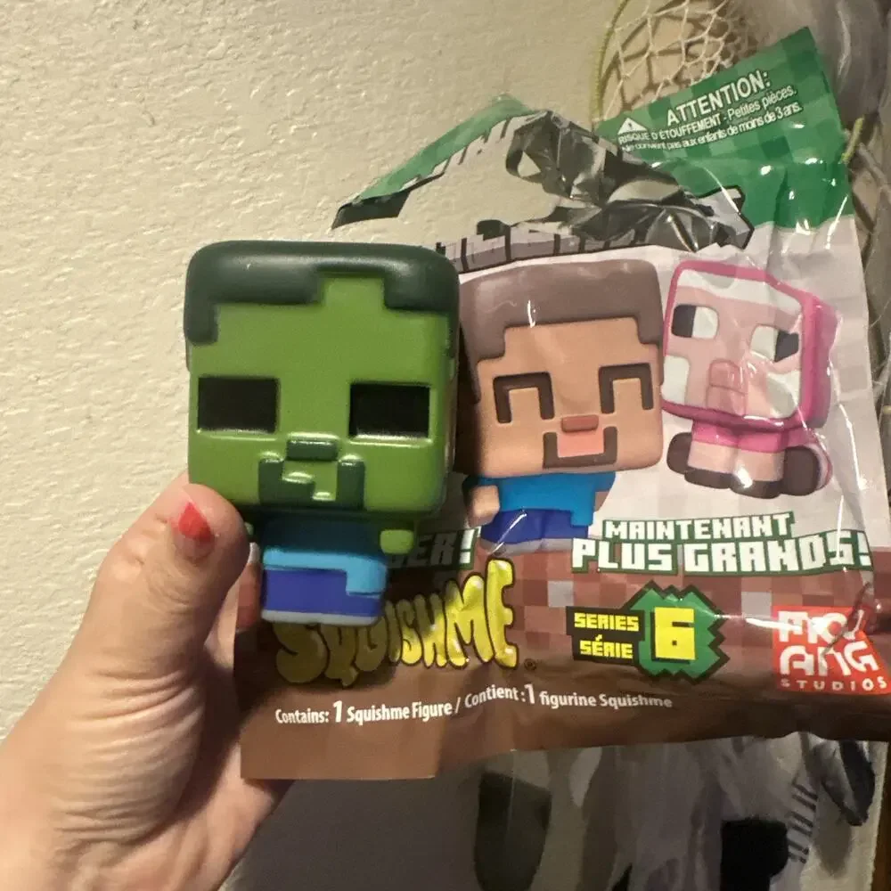 MINECRAFT SQUISHME Series 6 Figure Blind Bag 2025 3.5